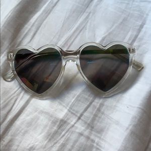 Rainbow heart sunglasses